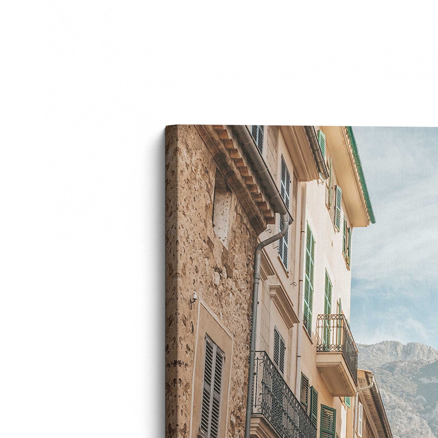 [Color:Stretched Canvas], Picture of the corner of the art