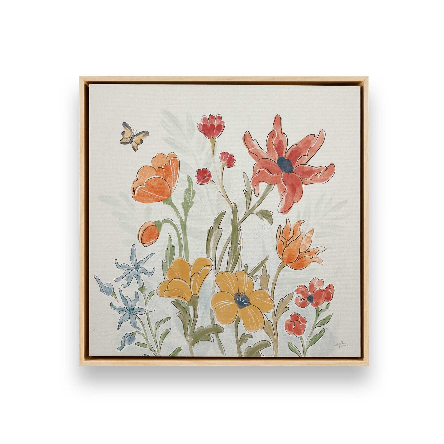 [Color:American Maple], Picture of art in a American Maple frame