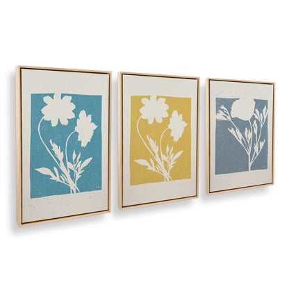 [Color:American Maple], Picture of art in a American Maple frame at an angle