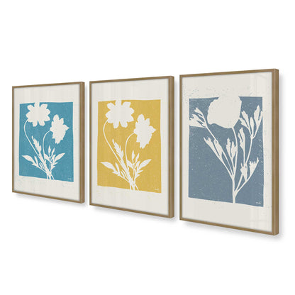 [Color:Brushed Gold], Picture of art in a Brushed Gold frame at an angle