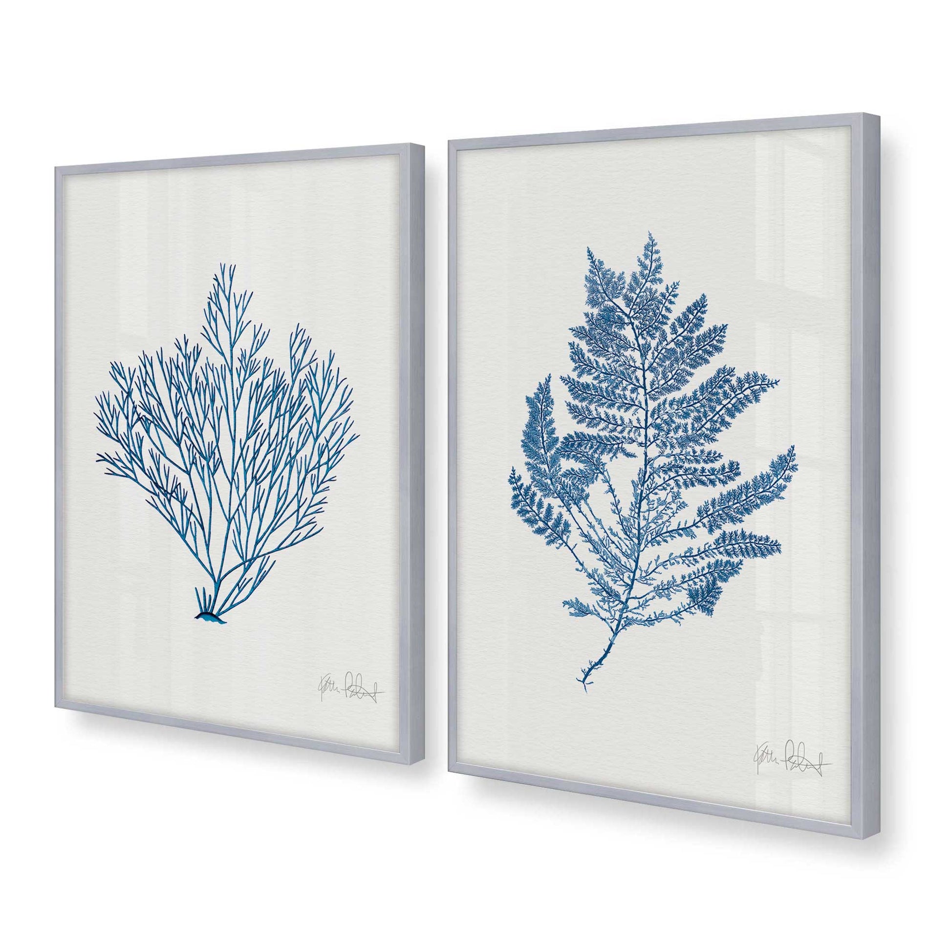 [Color:Polished Chrome], Picture of art in a Polished Chrome frame at an angle