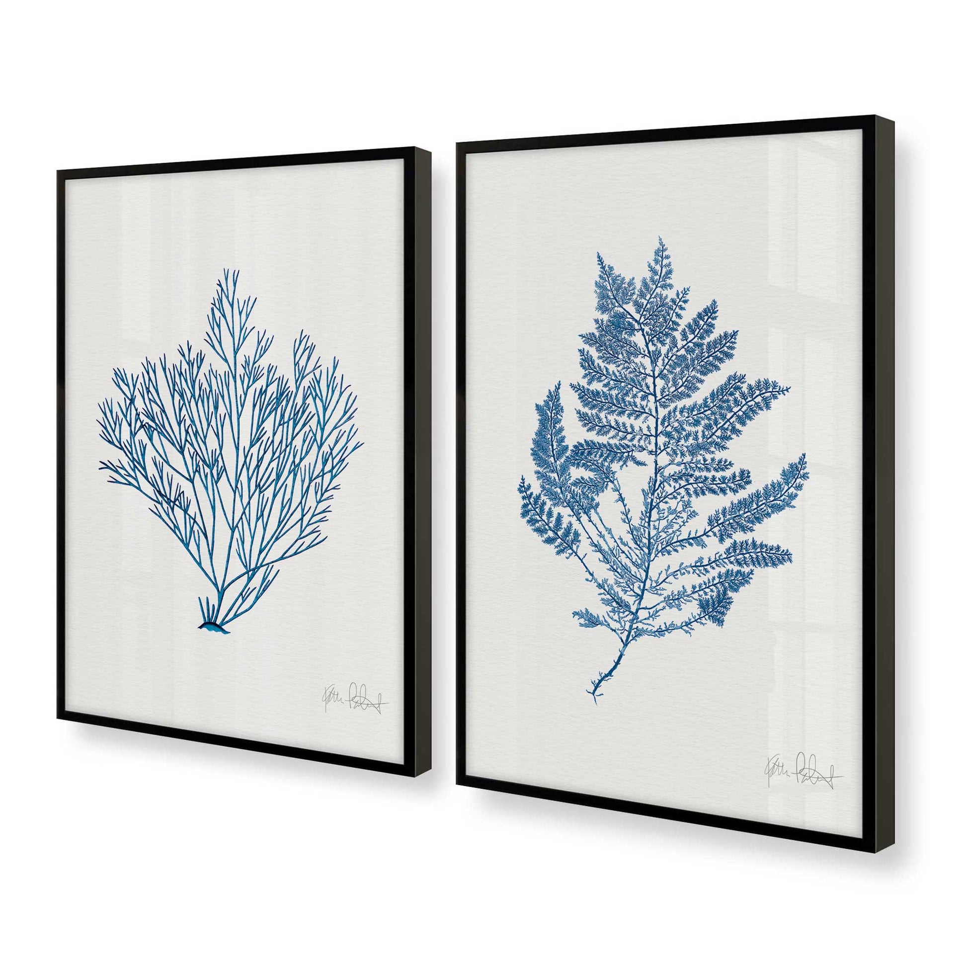 [Color:Satin Black], Picture of art in a Satin Black frame at an angle