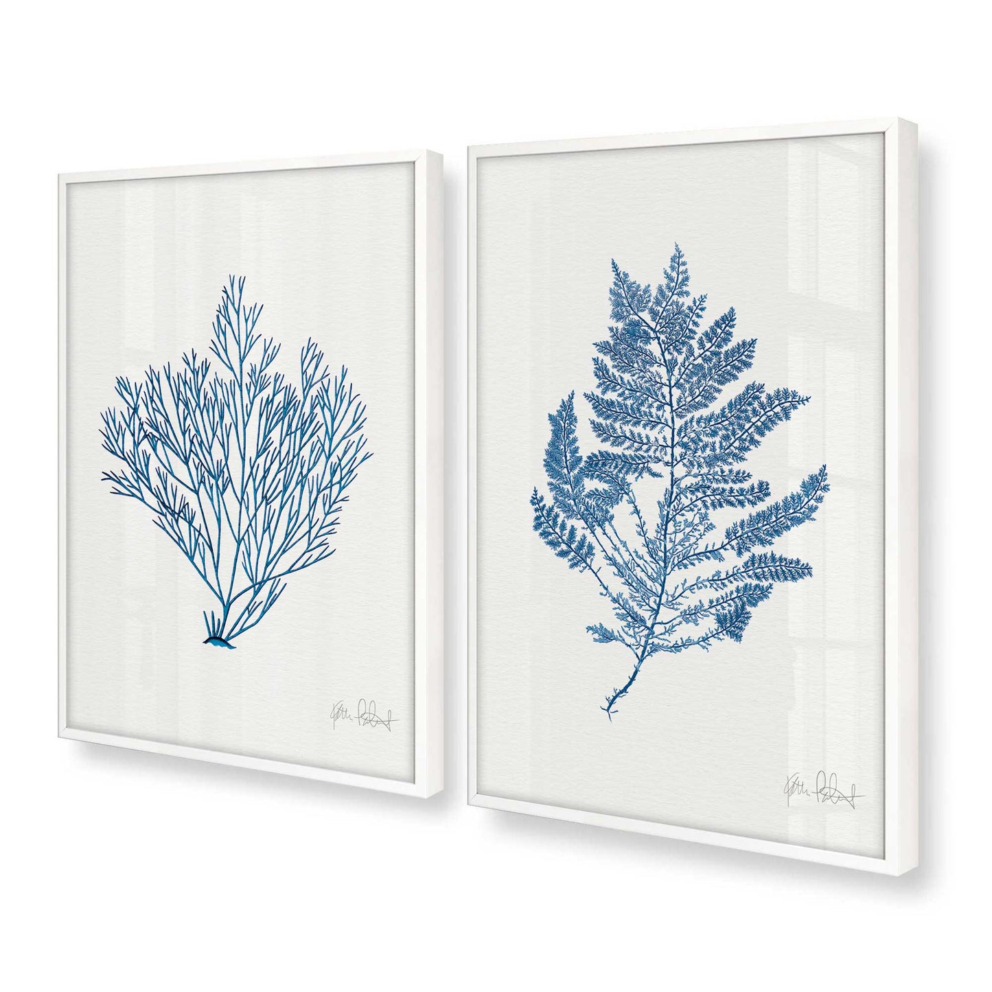 [Color:Opaque White], Picture of art in a Opaque White frame at an angle