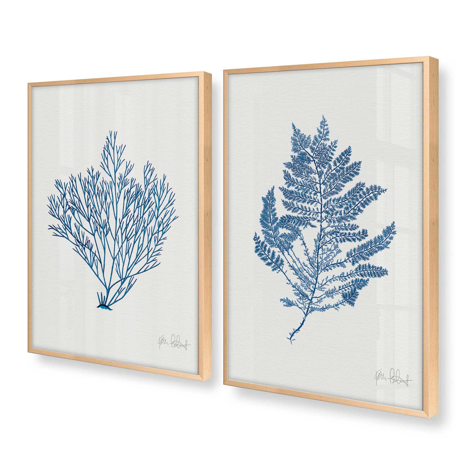 [Color:Raw Maple], Picture of art in a Raw Maple frame at an angle