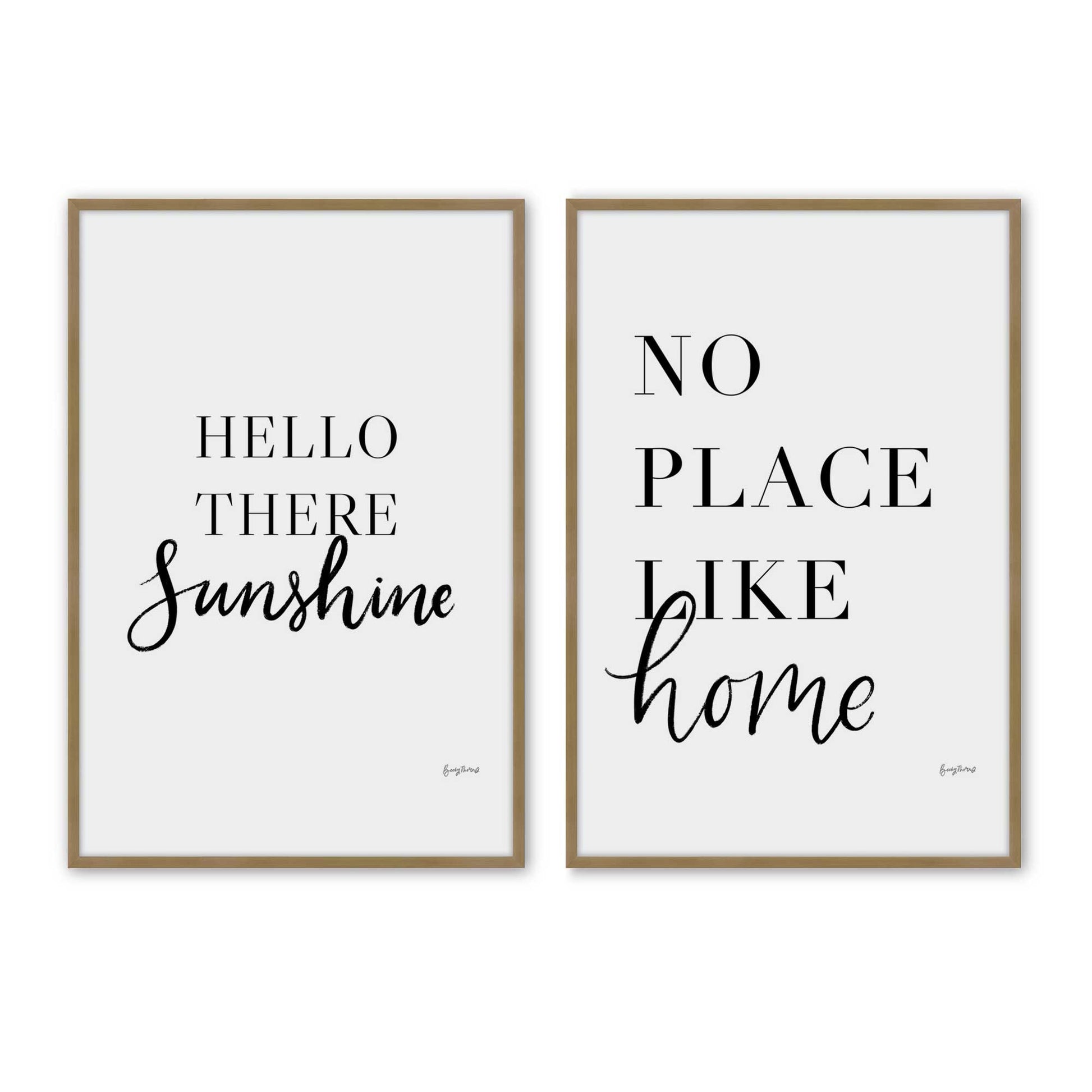 [Color:Brushed Gold], Picture of art in a Brushed Gold frame