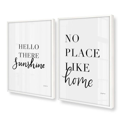 [Color:Opaque White], Picture of art in a Opaque White frame at an angle