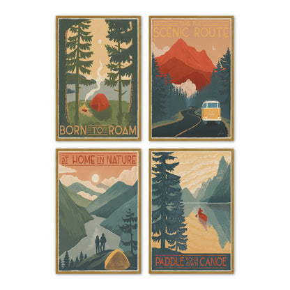 [Color:Polished Gold], Picture of art in a Polished Gold frame