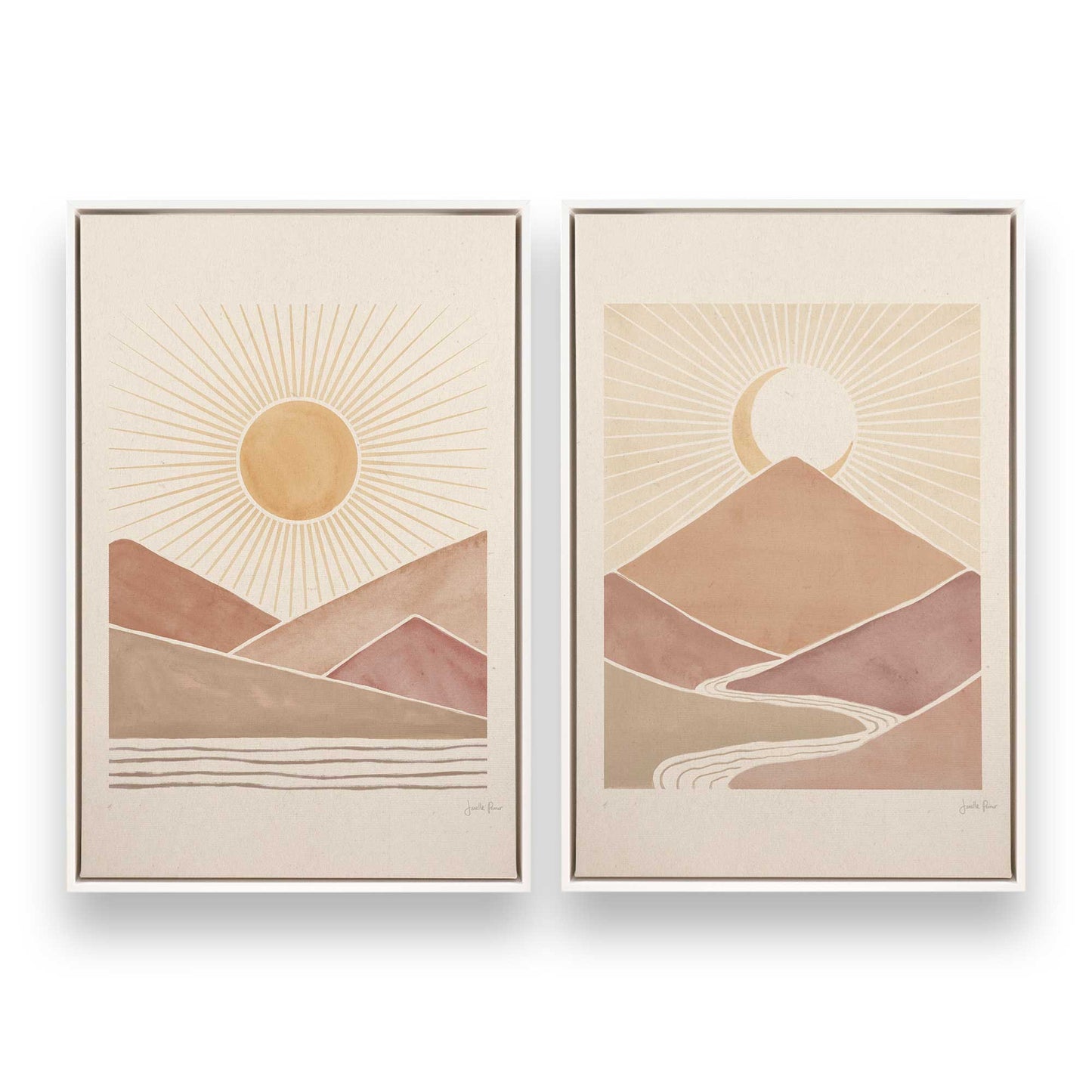 [Color:Opaque White], Picture of art in a White frame