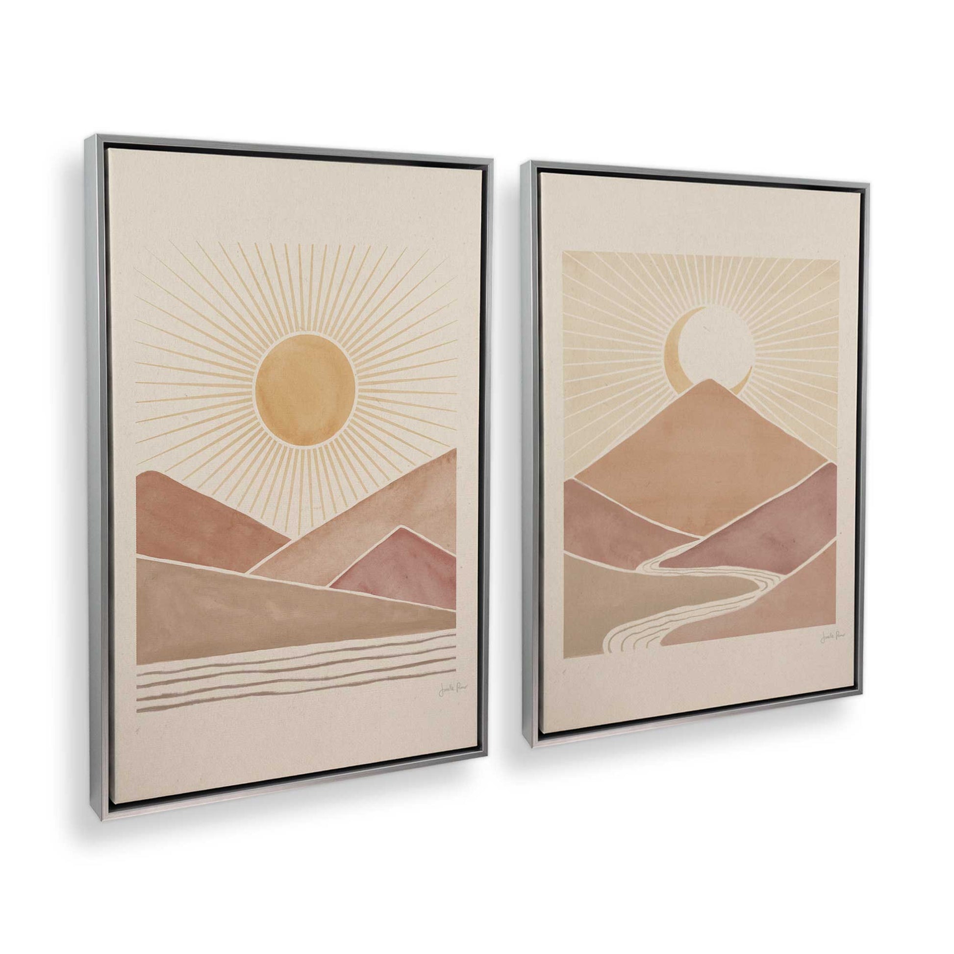 [Color:Polished Chrome], Picture of art in a Polished Chrome frame at an angle