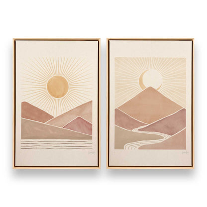 [Color:American Maple], Picture of art in a American Maple frame