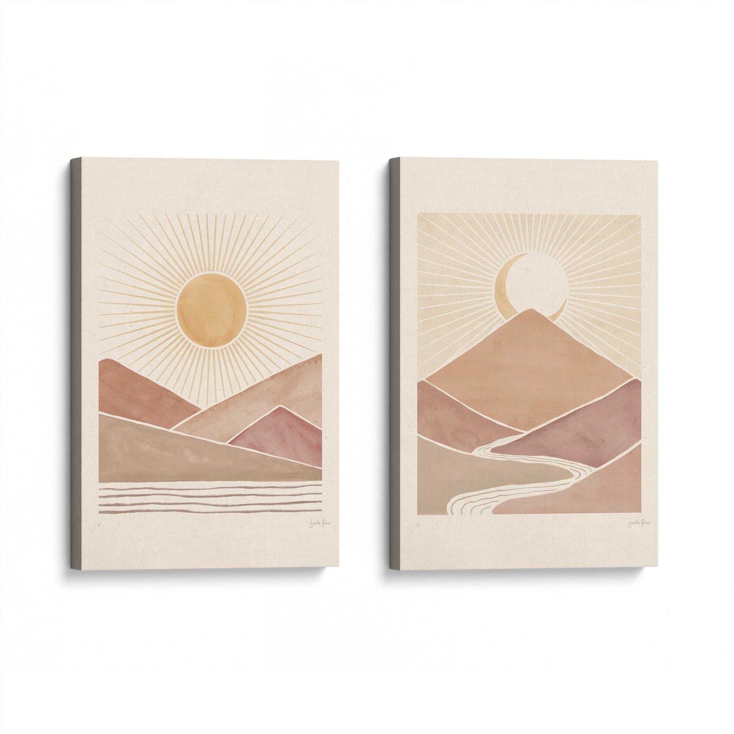 [Color:Stretched Canvas], Picture of art at an angle