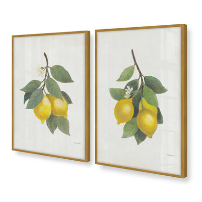 [Color:Polished Gold], Picture of art in a Polished Gold frame at an angle