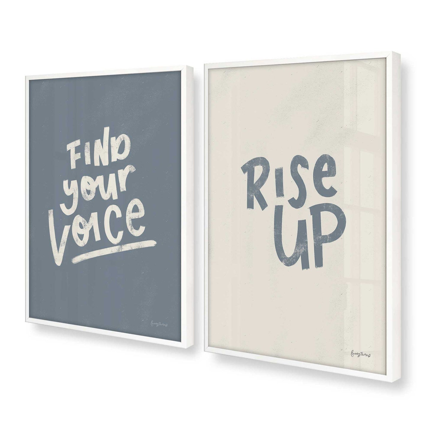 [Color:Opaque White], Picture of art in a Opaque White frame at an angle