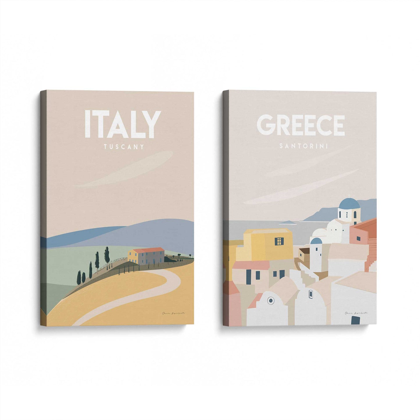 [Color:Stretched Canvas], Picture of art at an angle