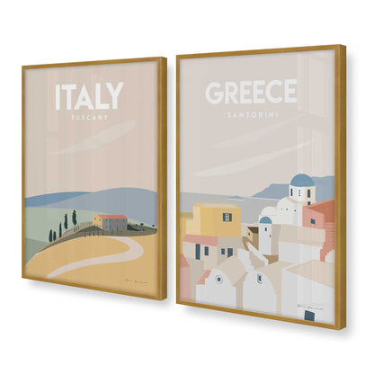 [Color:Polished Gold], Picture of art in a Polished Gold frame at an angle