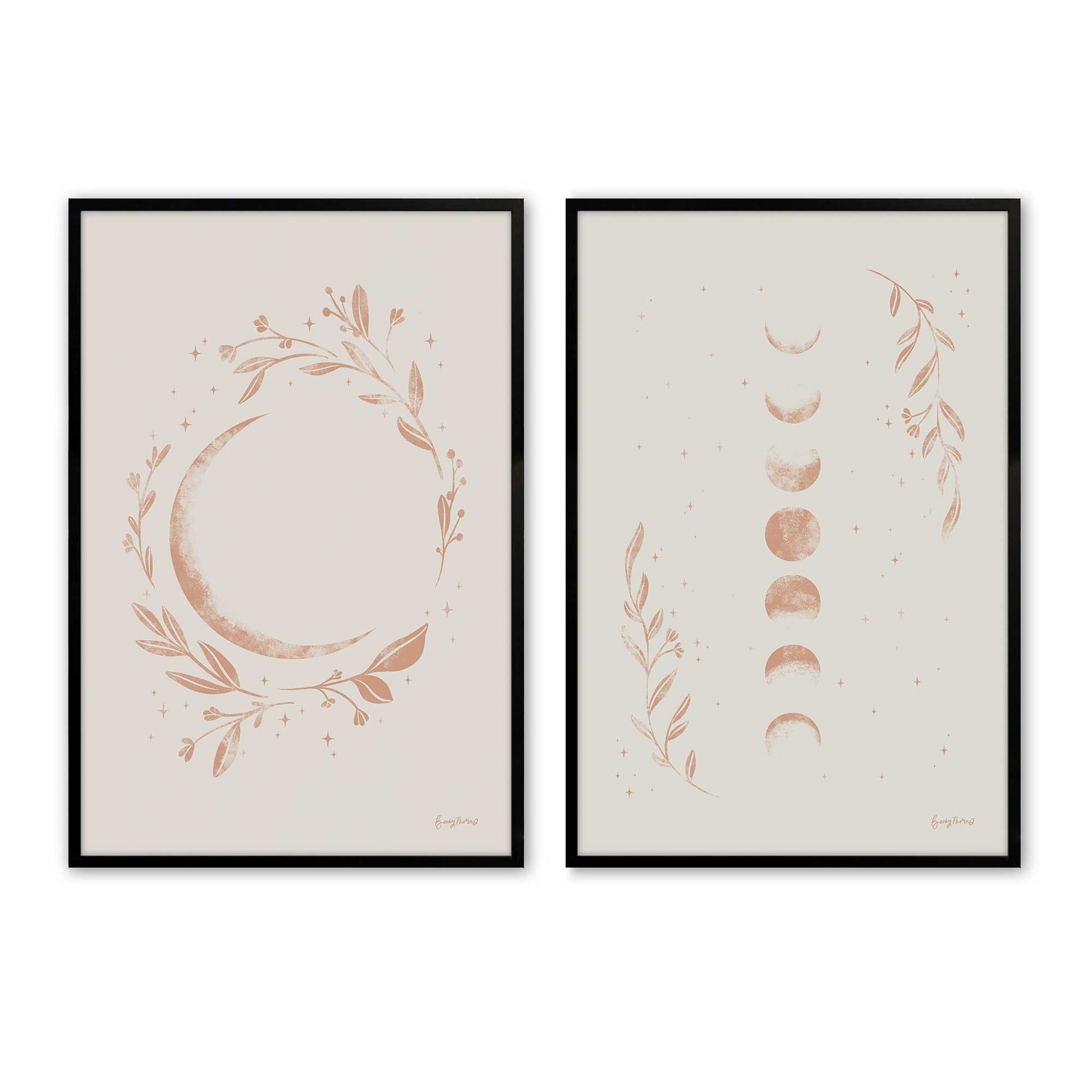 [Color:Satin Black], Picture of art in a Satin Black frame