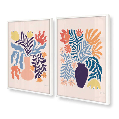 [Color:Opaque White], Picture of art in a Opaque White frame at an angle