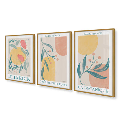 [Color:Polished Gold], Picture of art in a Polished Gold frame at an angle