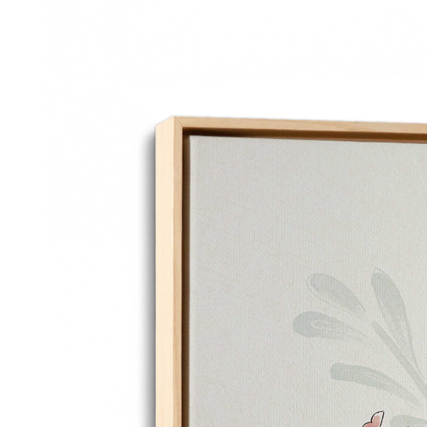 Summer Wildflowers Canvas Print, Set of 2