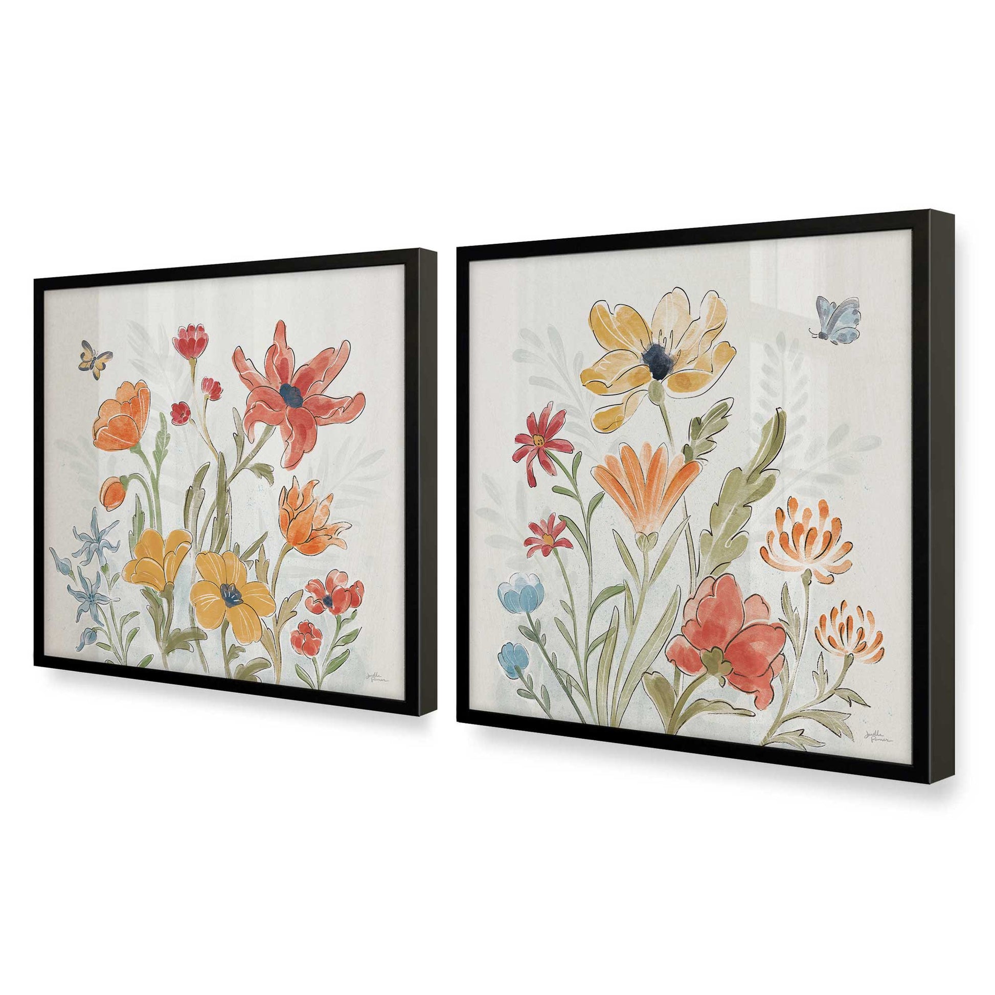 [Color:Satin Black], Picture of art in a Satin Black frame at an angle