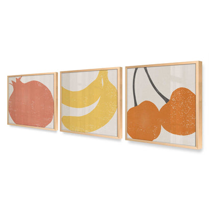 [Color:Raw Maple], Picture of art in a Raw Maple frame at an angle