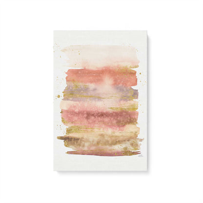 Dusty Pink Skies Canvas Print, Set of 3