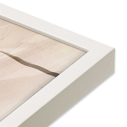 [Color:Opaque White], Picture of art in a Opaque White frame of the corner