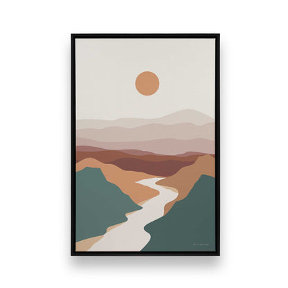 Desert River Dreams Trio Canvas Print, Set of 3