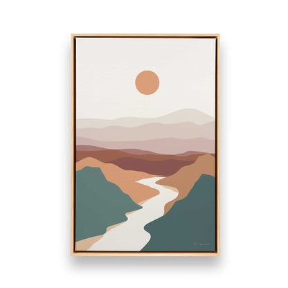 Desert River Dreams Trio Canvas Print, Set of 3