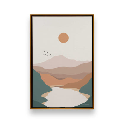 Desert River Dreams Trio Canvas Print, Set of 3