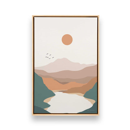 Desert River Dreams Trio Canvas Print, Set of 3