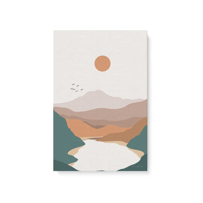 Desert River Dreams Trio Canvas Print, Set of 3