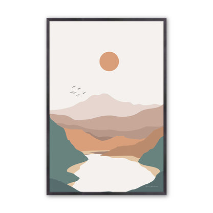 Desert River Dreams Trio Art Print, Set of 3