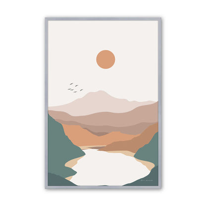 Desert River Dreams Trio Art Print, Set of 3
