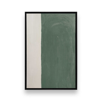 [Color:Satin Black], Picture of art in a Satin Black frame