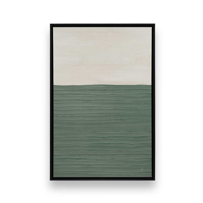 Modern Green Zen Canvas Print, Set of 2