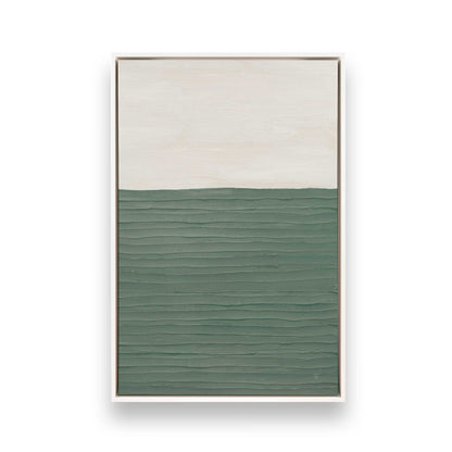 Modern Green Zen Canvas Print, Set of 2