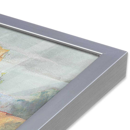 [Color:Polished Chrome], Picture of art in a Polished Chrome frame at an angle