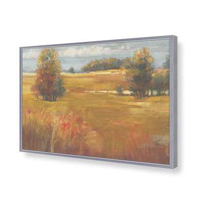 [Color:Polished Chrome], Picture of art in a Polished Chrome frame of the corner