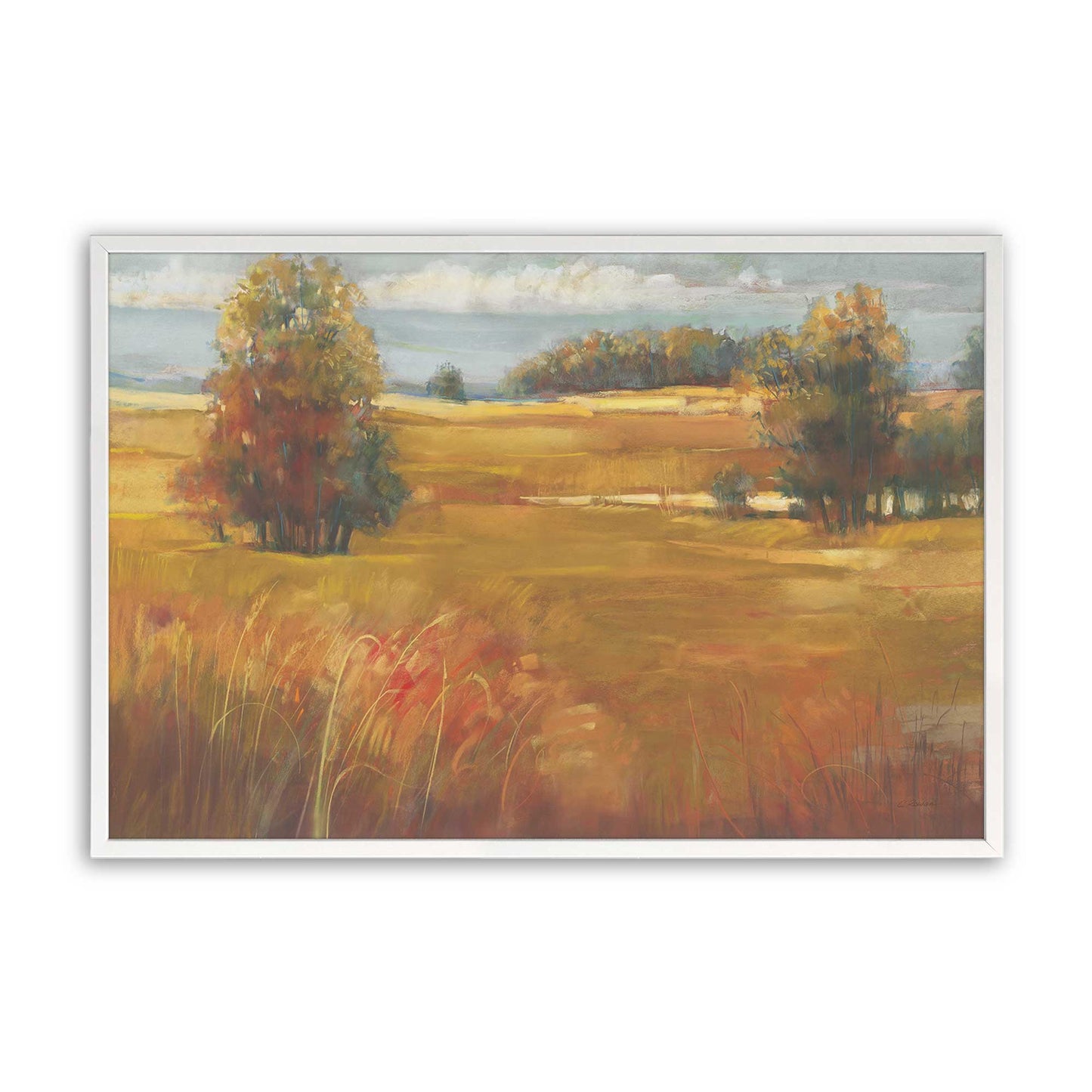 [Color:Opaque White], Picture of art in a Opaque White frame