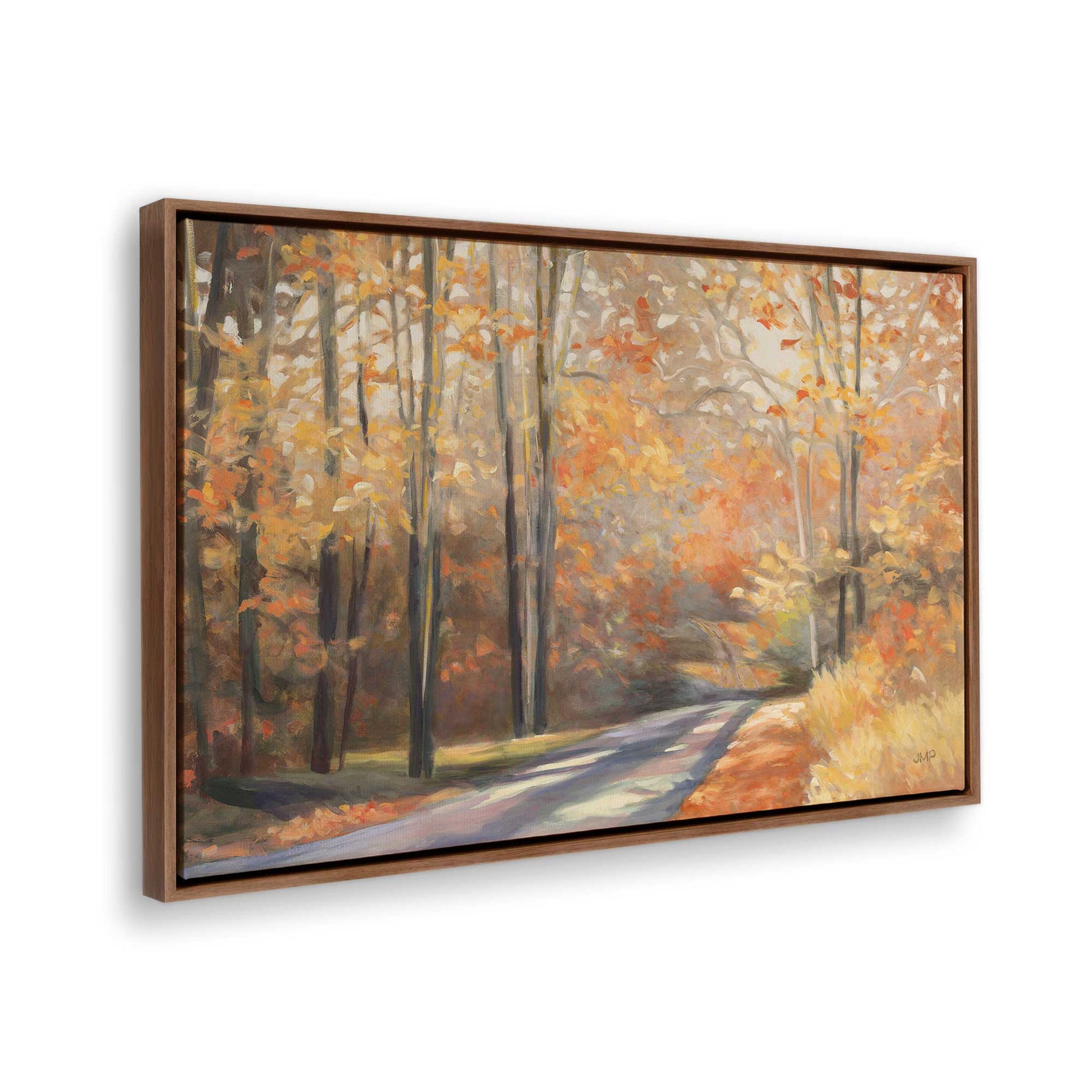 [Color:Walnut], Picture of the corner of the art