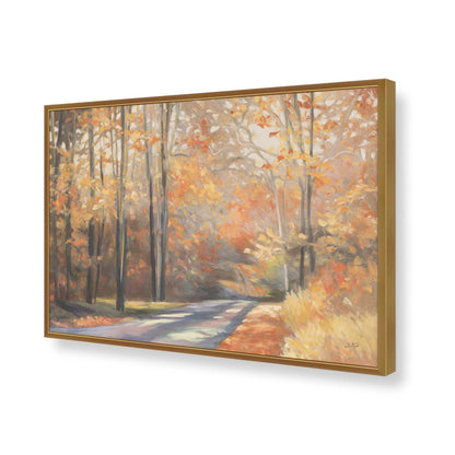[Color:Polished Gold], Picture of art in a Polished Gold frame of the corner