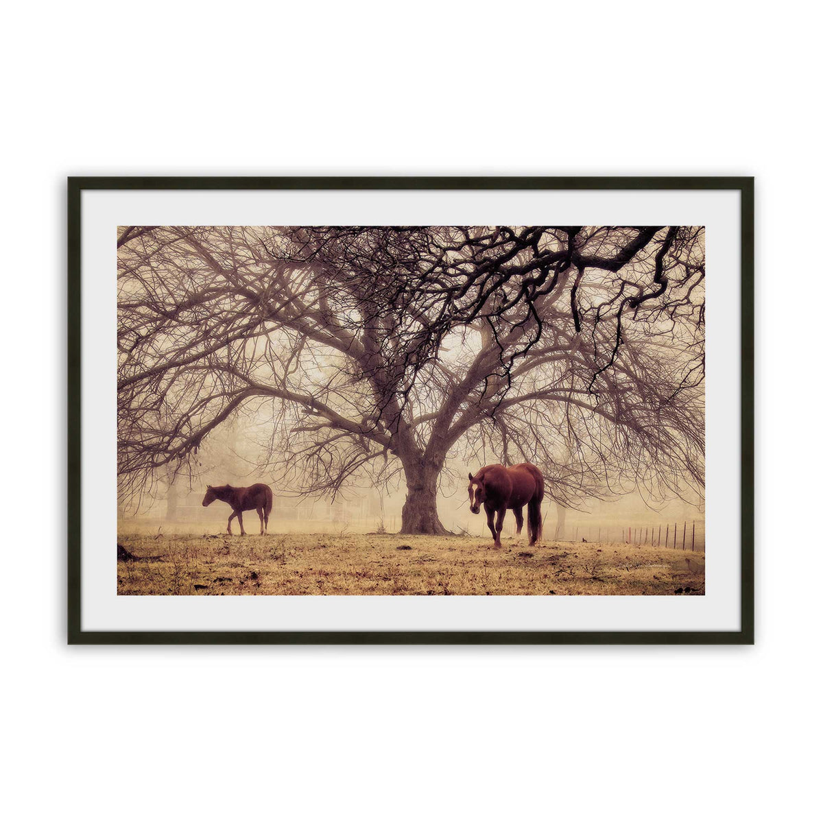 [Color:Satin Black], Picture of art in a Satin Black frame