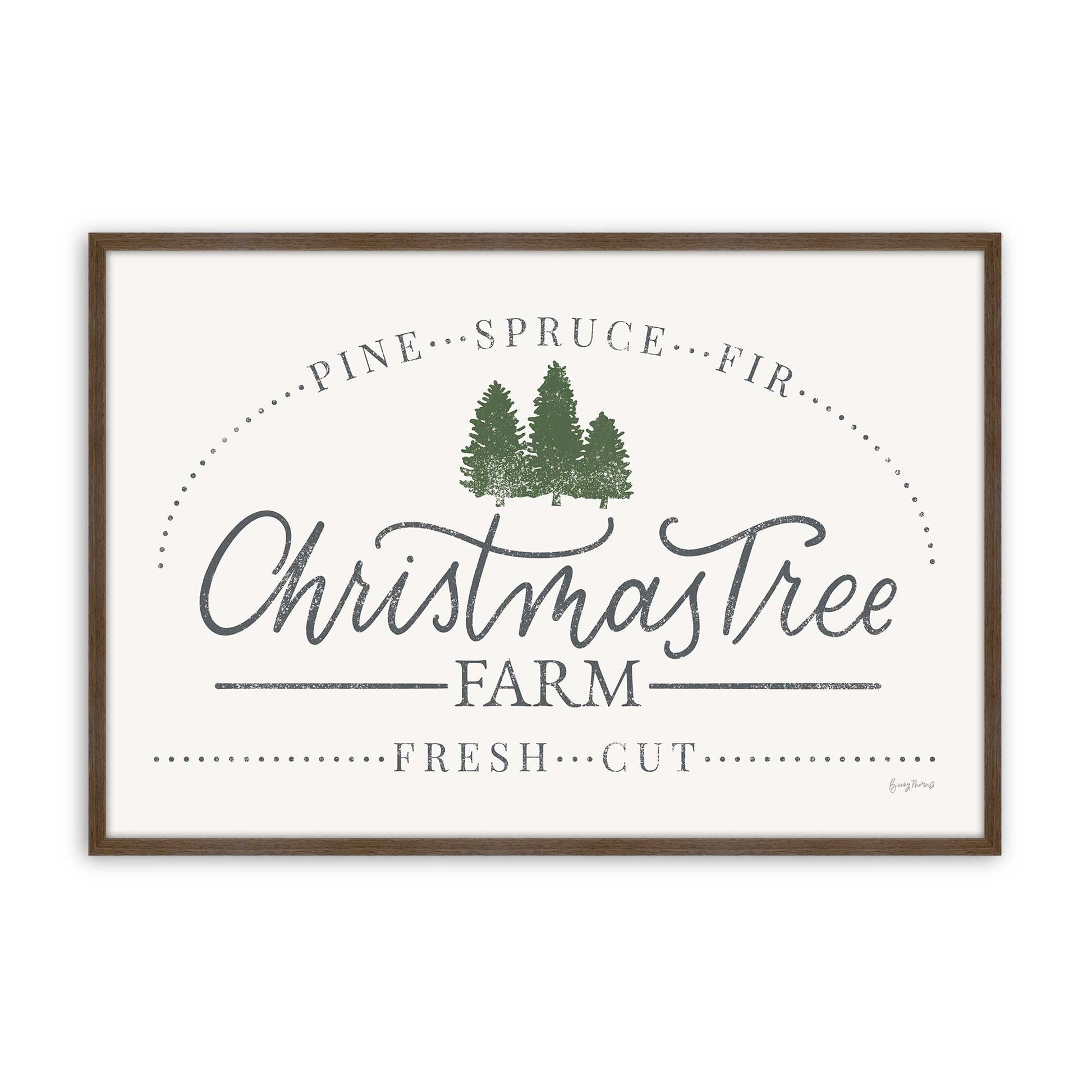 [Color:Walnut], Picture of art in a Walnut frame