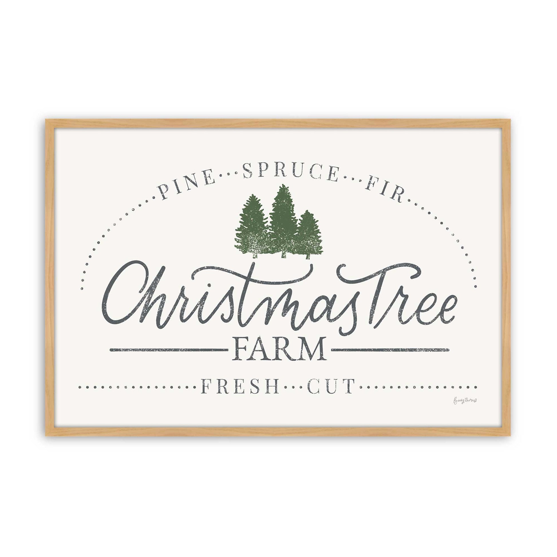 [Color:American Maple], Picture of art in a American Maple frame