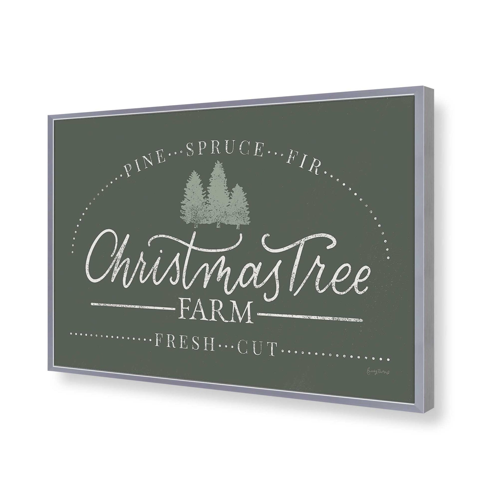 [Color:Polished Chrome], Picture of art in a Polished Chrome frame of the corner