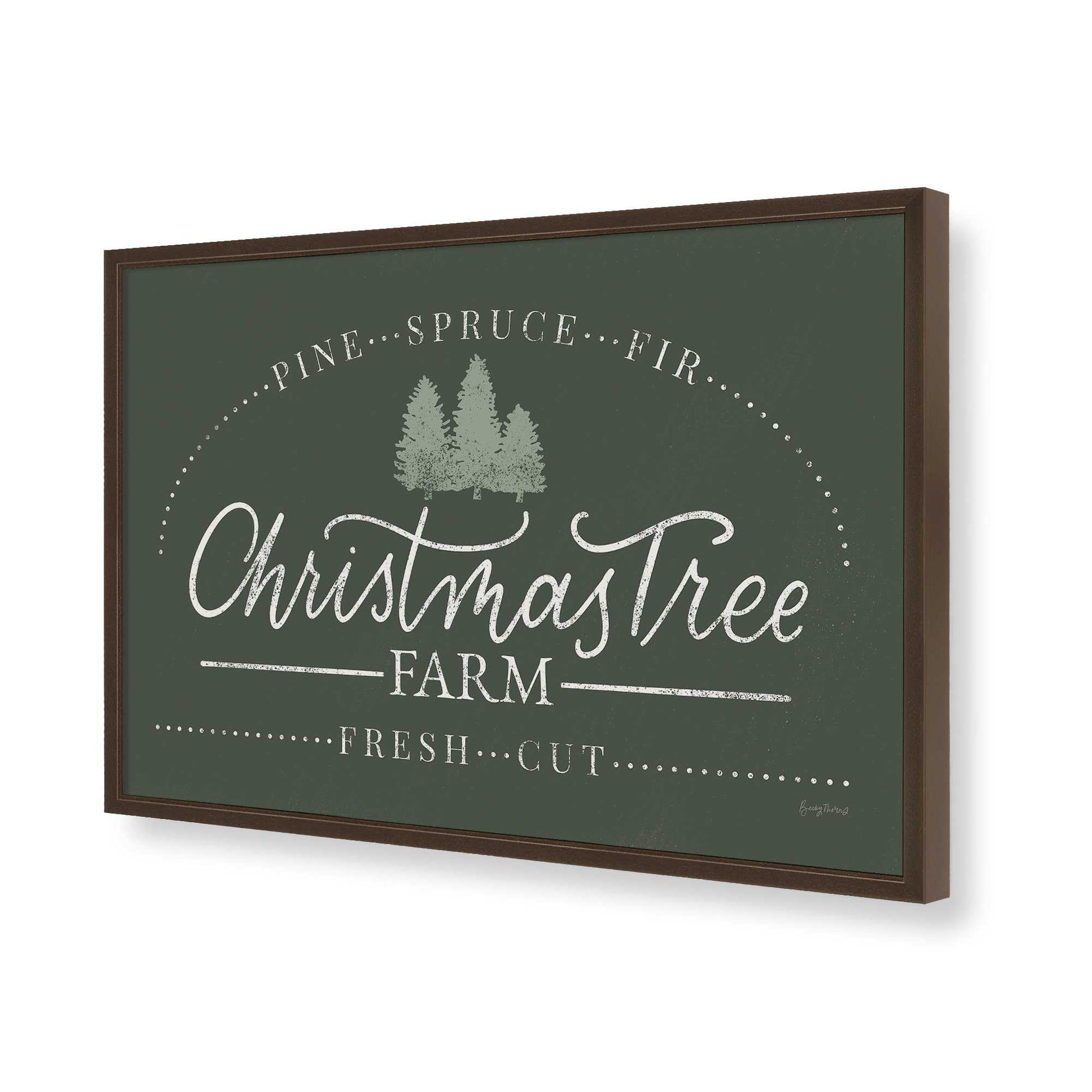 [Color:Belvinder Brown], Picture of art in a Belvinder Brown frame of the corner