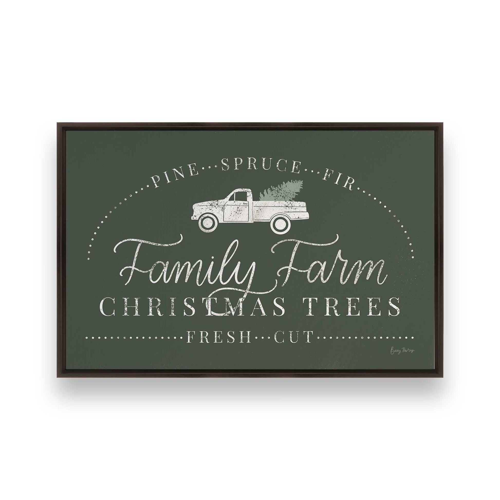 [Color:Espresso], Picture of art in a Espresso frame