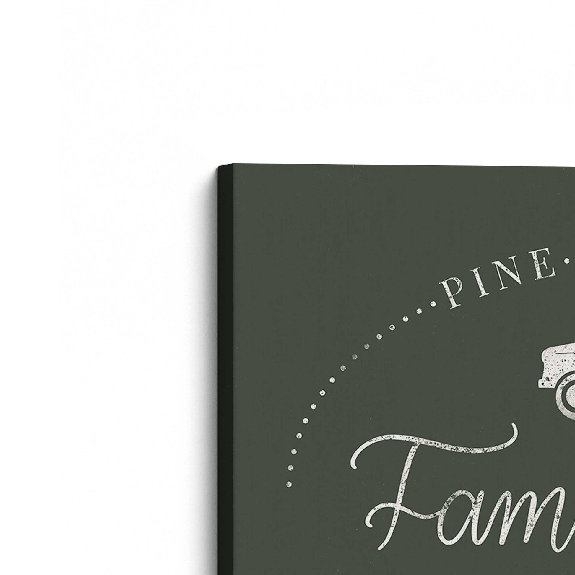 [Color:Stretched Canvas], Picture of the corner of the art