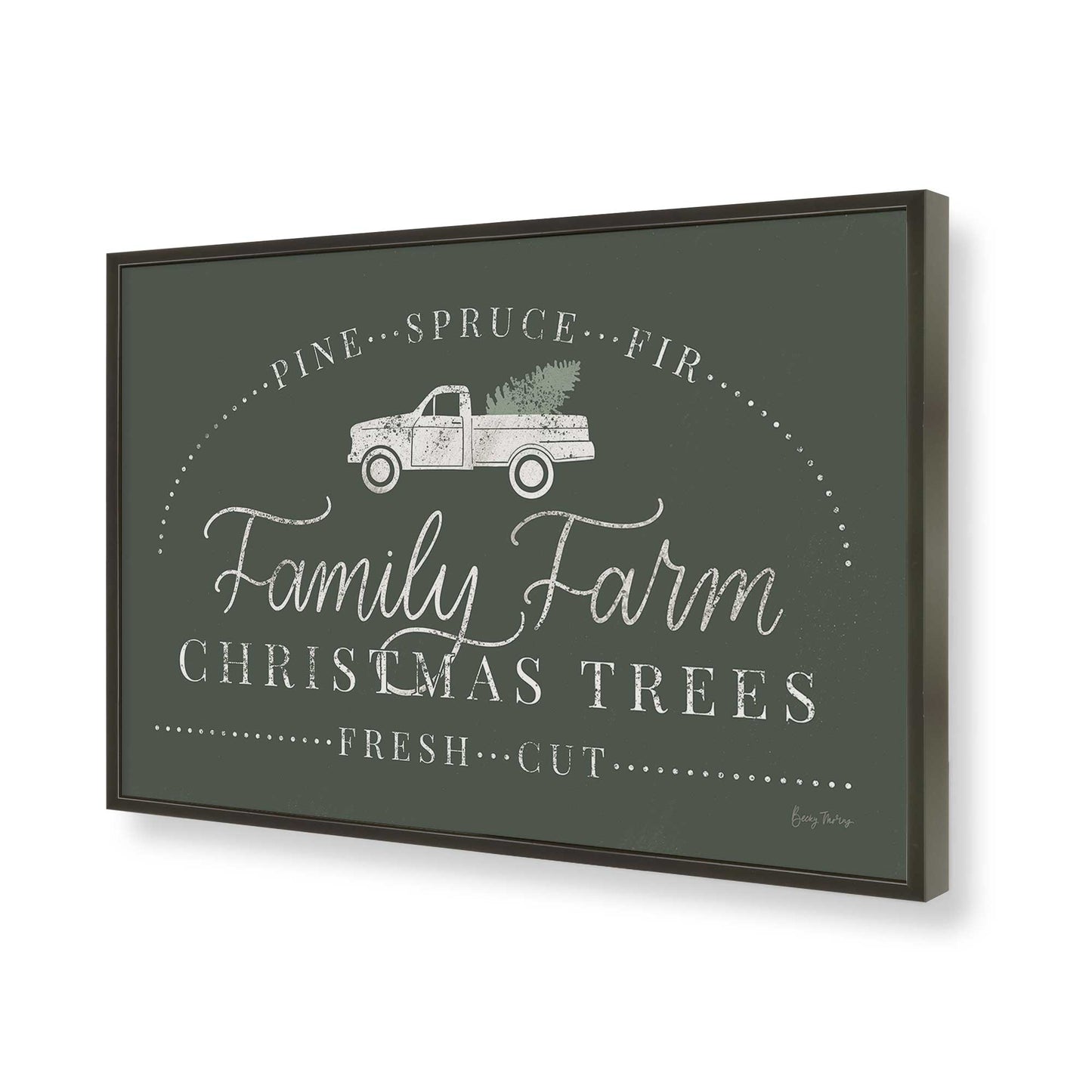 [Color:Satin Black], Picture of art in a Satin Black frame of the corner